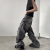 Wholesale Custom Cotton Distressed Patchwork Ripped Jeans