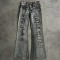 Custom Double Waist Distressed Denim Jeans – Wholesale