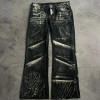 Custom Vintage Whiskered Denim Jeans – Handcrafted for High-End Fashion