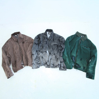 Custom Vintage Washed Denim Jackets – Distinctive High-Fashion Outerwear