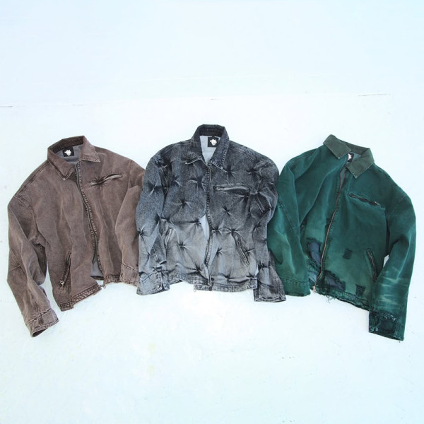 Custom Vintage Washed Denim Jackets – Distinctive High-Fashion Outerwear