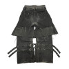 Custom Avant-Garde Layered Denim Pants – High-Fashion Statement Piece