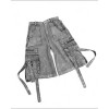 Custom Multi-Pocket Washed Denim Shorts – Utility Streetwear