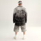 Custom Vintage Washed Frayed Patchwork Denim Jacket
