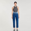 Damen Jeans mit doppelter Taille nach Maß – Trendy Slim Jeans Großhandel