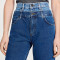 Custom Women’s Double-Waist Denim Jeans – Trendy Slim Jeans Wholesale