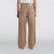 Custom Men’s Wide-Leg Brown Denim Jeans – Casual Streetwear Wholesale