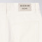 Custom White Blank Straight-Leg Minimalist Denim Jeans