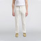 Custom White Blank Straight-Leg Minimalist Denim Jeans