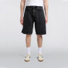 Benutzerdefinierte Großhandel Schwarze Blank Wide-Leg Denim Shorts
