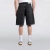 Benutzerdefinierte Großhandel Schwarze Blank Wide-Leg Denim Shorts