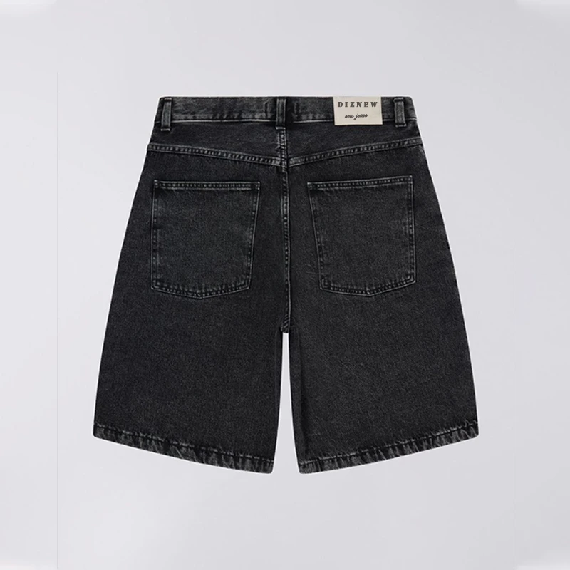 oversized denim shorts