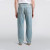 Custom Light Blue Panel Patchwork Workwear Denim Pants