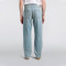 Custom Light Blue Panel Patchwork Workwear Denim Pants