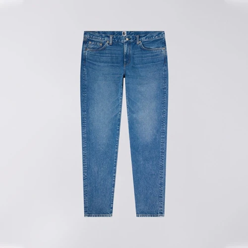 Custom Classic Blue Straight-Leg Jeans – Premium Denim for Designers