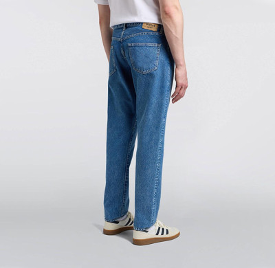 Custom Classic Blue Straight-Leg Jeans – Premium Denim for Designers