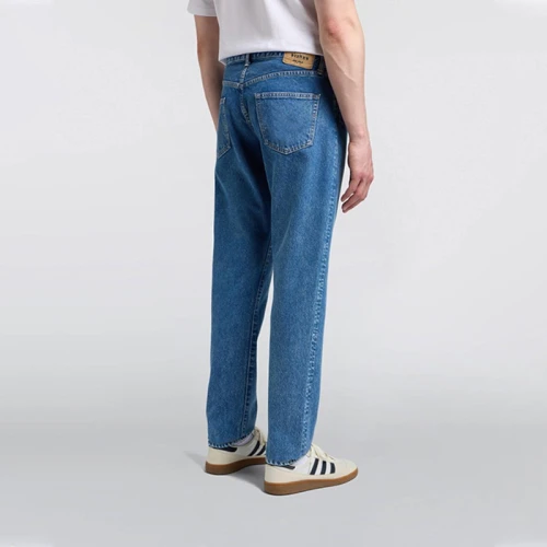 Custom Classic Blue Straight-Leg Jeans – Premium Denim for Designers