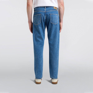 Custom Classic Blue Straight-Leg Jeans – Premium-Denim für Designer