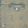 Benutzerdefinierte Herren Vintage Wash Blank Jeansjacke