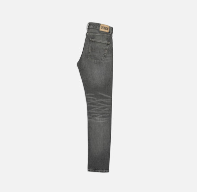 Custom Men's Vintage Washed Black Denim Jeans