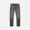 Benutzerdefinierte Herren Vintage gewaschene schwarze Denim Jeans
