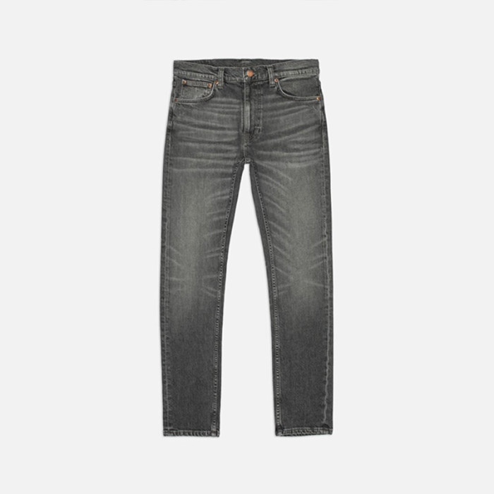 Benutzerdefinierte Herren Vintage gewaschene schwarze Denim Jeans