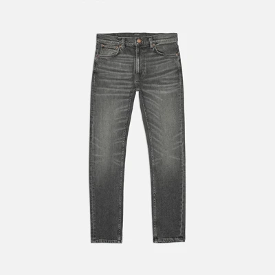 Vaqueros negros lavados vintage personalizados para hombre