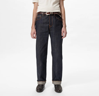 Maßgefertigte Herrenjeans aus Raw Selvedge Denim – Straight Fit