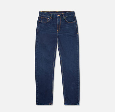 Customized Men's Plain Wash Dark Blue Jeans