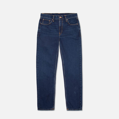 Custom Blank Herren Jeans in schlichtem, verwaschenem Dunkelblau