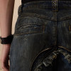 Custom Distressed Cargo Jeans