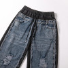 Custom Deconstructed Patchwork Denim Joggers