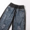 Custom Deconstructed Patchwork Denim Joggers