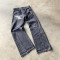 Custom Vintage Patchwork Washed Denim Jeans