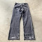 Custom Vintage Patchwork Washed Denim Jeans