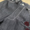 Custom Gothic Cross Wide-Leg Jeans
