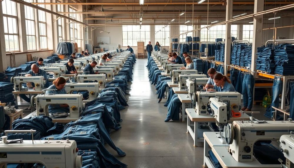 blue jeans manufacturing company