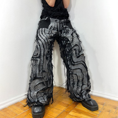 Distressed jeans