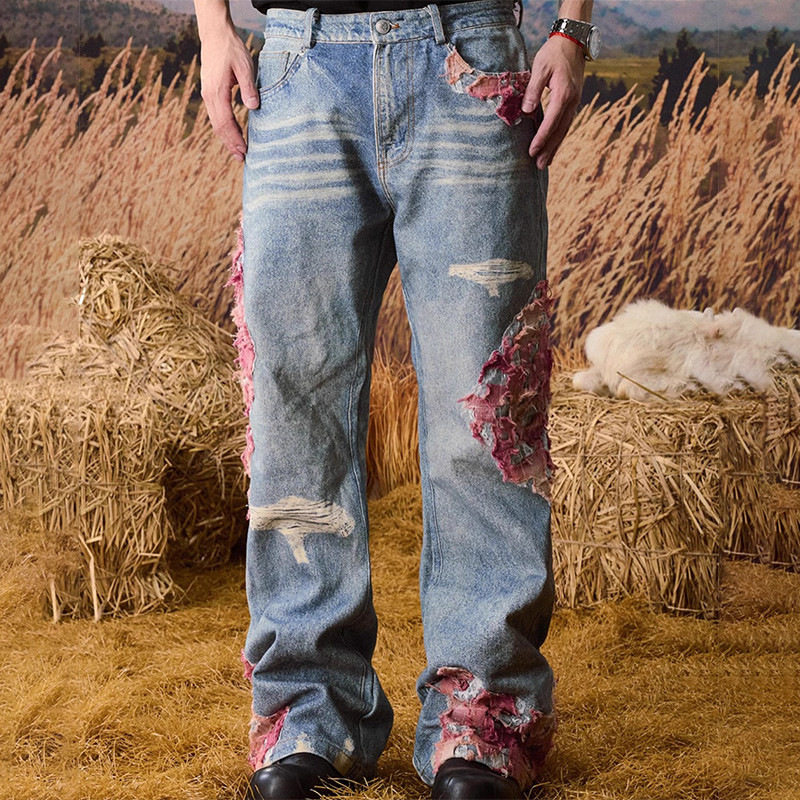 jeans floral