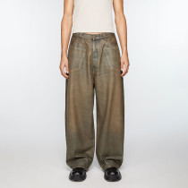 Custom Vintage-Wash Wide-Leg Denim – Designer Jeans for Curated Luxury Lines