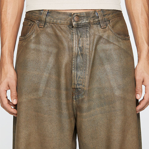 Custom Vintage-Wash Wide-Leg Denim – Designer Jeans for Curated Luxury Lines