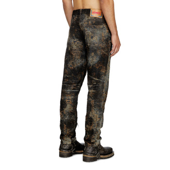 Custom Heavy-Distressed Textured Denim – Rugged Finish for Designer Menswear