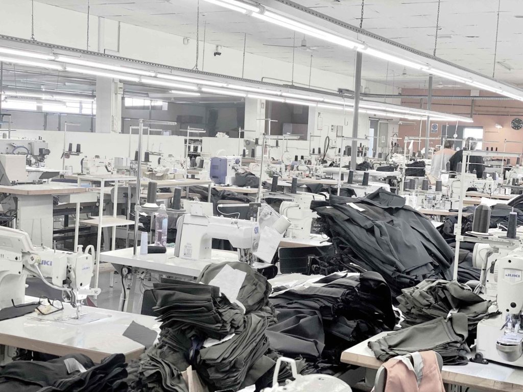 What is the current state of the clothing manufacturing industry and process