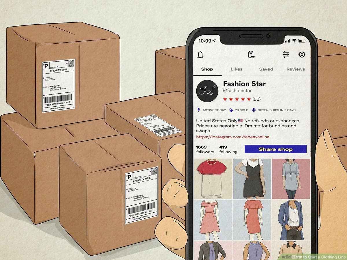 How do you start a clothing brand or line from scratch