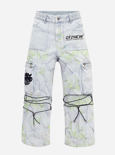 Custom Quilted Jeans