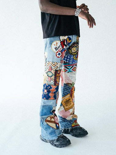 Hand Patchwork Denim