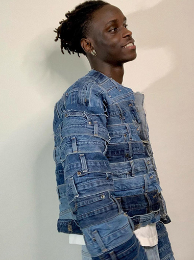 Custom Patchwork denim jacket