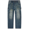 Custom Embossed Carpenter Denim Jeans – Utility Woven Pockets & Tool Loop