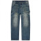 Custom Embossed Carpenter Denim Jeans – Utility Woven Pockets & Tool Loop