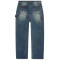 Custom Embossed Carpenter Denim Jeans – Utility Woven Pockets & Tool Loop